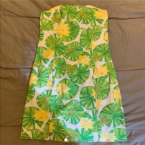 Size 4 Lilly Pulitzer strapless dress
